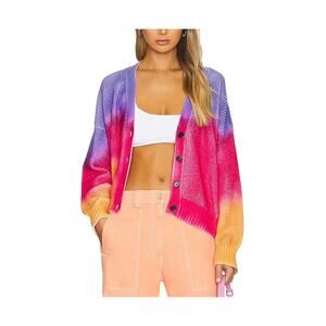 Msgm 'Sunset' Blue Cardigan Size M